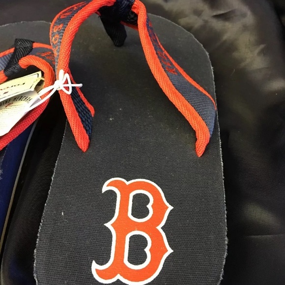 Forever Collectibles MLB Boston Red Sox Men's Flip Flop-Size Small 6/7 - Picture 2 of 7